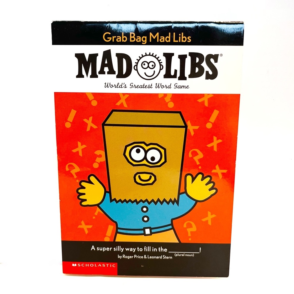 Vintage Scholastic Mad Libs Game Pad Funny Joke Story Learning Laughing Reading